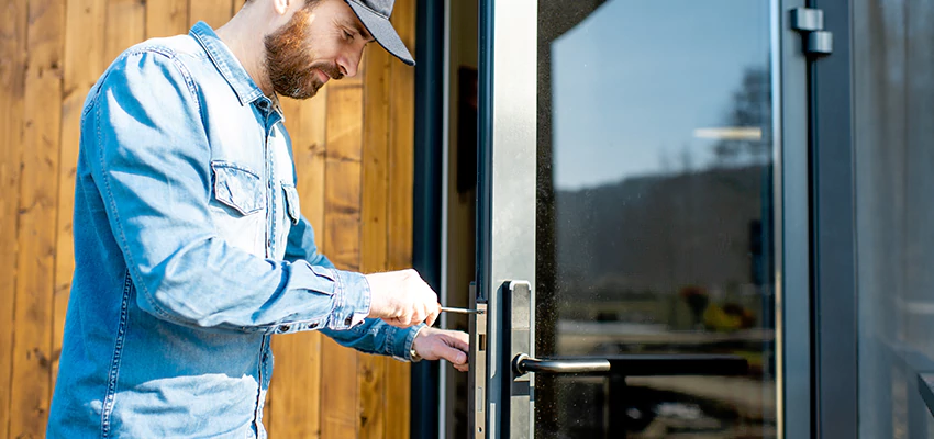 Frameless Glass Storefront Door Locks Replacement in Fairview, CA