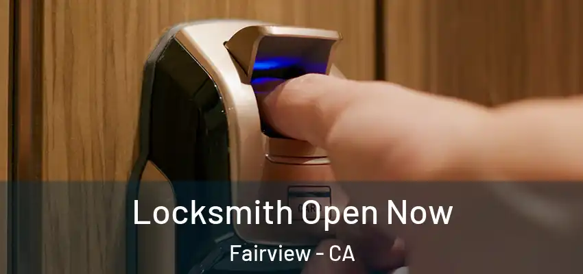 Locksmith Open Now Fairview - CA